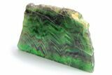 Colorful, Polished Fluorite Slab - China #297630-1